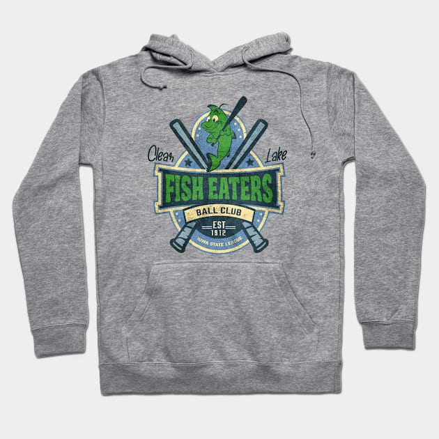 Defunct Clear Lake Fish Eaters Baseball Teams Hoodie by Nostalgia Avenue